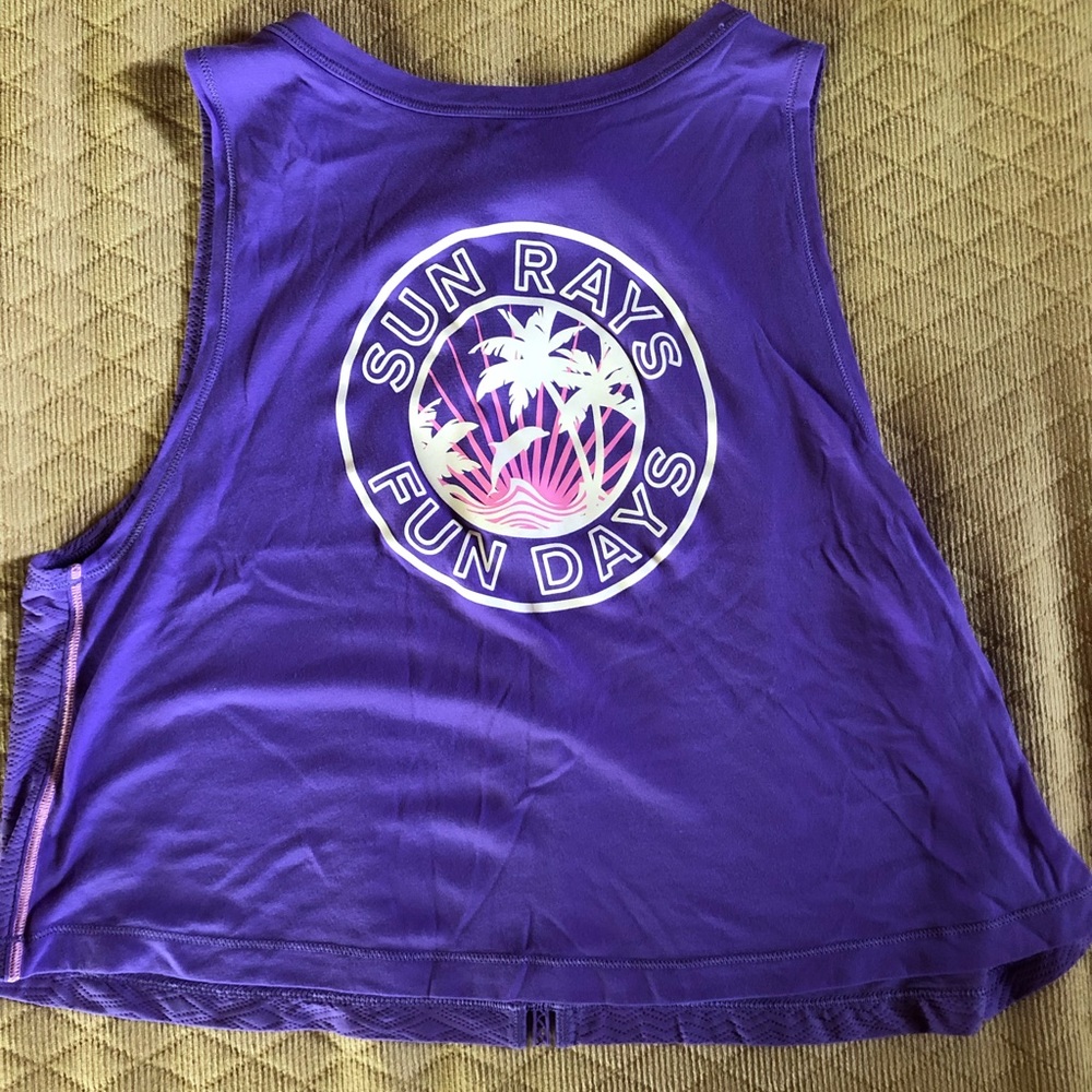Purple Ivivva tank top in size 10